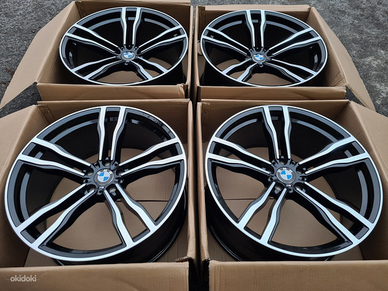 R22 Style612m X5 X6 E70 F15 uued veljed rehvidega 5x120