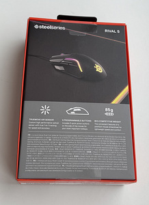 SteelSeries Rival 5 Wired Optical Mouse , Black (2 фото из 5)
