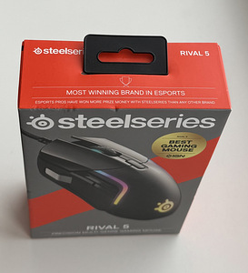 SteelSeries Rival 5 Wired Optical Mouse , Black (5 фото из 5)