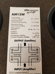 ArTon AM15W hifi 2,1 система (3 фото из 3)