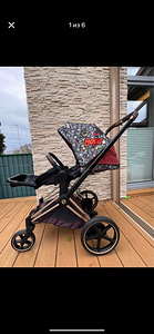 Cybex e-priam elektrilise raamiga Royal Rebellious rose gold (1 foto / 5)