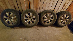 Всесезонные ламельные шины 4 шт. на дисках Kia 225/65 R17 (1 фото из 5)