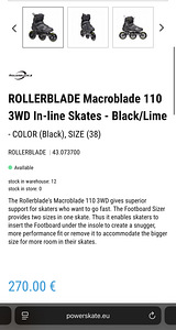 Rollerblade Macroblade 110 3WD In-Line Skates (2 foto / 2)