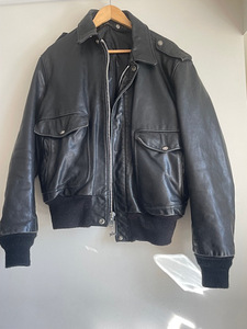 SCHOTT aviator jacket vintage nahktagi 1980ndad (1 foto / 5)