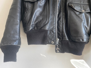 SCHOTT aviator jacket vintage nahktagi 1980ndad (2 foto / 5)