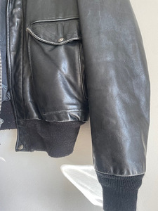 SCHOTT aviator jacket vintage nahktagi 1980ndad (3 foto / 5)