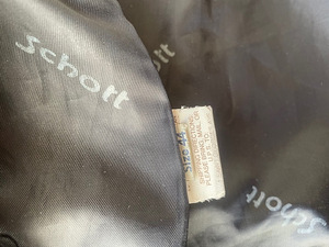 SCHOTT aviator jacket vintage nahktagi 1980ndad (5 foto / 5)