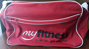 Spordikott MyFitness, punane, 40x30 cm (1 foto / 2)