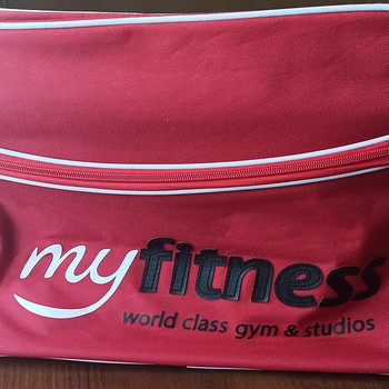 Spordikott MyFitness, punane, 40x30 cm