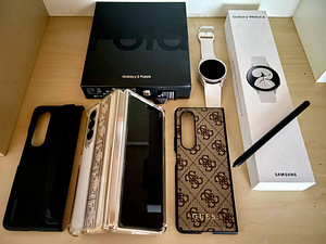 Samsung Zfold4+Samsung watch4 (1 valokuva sivusta 2)