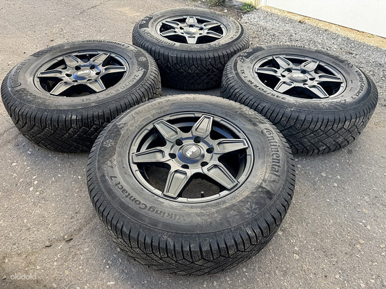 16" диски BM Wheels 6x139,7 + зимние шины 245/70 7мм