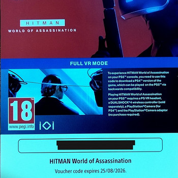 Hitman World Of Assassination PS4 + ваучер поддержки VR