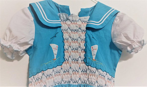 Meremehe stiilis suvine retro kleit, 134/140 (2 foto / 8)