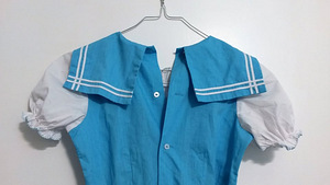 Meremehe stiilis suvine retro kleit, 134/140 (5 foto / 8)