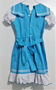 Meremehe stiilis suvine retro kleit, 134/140 (7 foto / 8)