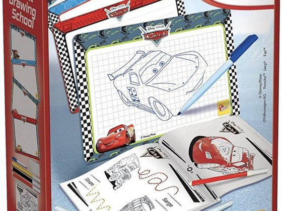 Tasku joonistamiskool „Cars“ (Disney Pixar, Lisciani)