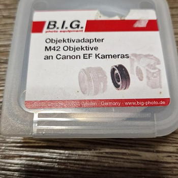 Canon EF to M42 Zenit adapter