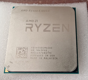 Процессор AMD Ryzen 5 1600X плюс вентилятор (1 фото из 1)