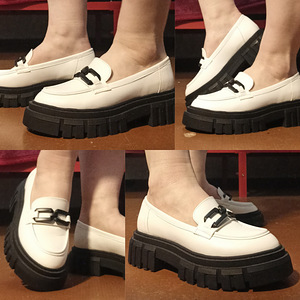 Naiste paksutallaga loafersid (6 foto / 6)