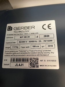 Плоттер Gerber MP1802 (4 фото из 4)