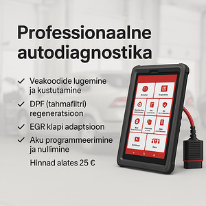 Professionaalne autodiagnostika | DPF | EGR | Aku | (1 foto / 1)