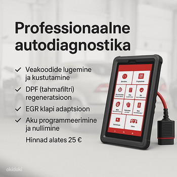 Professionaalne autodiagnostika | DPF | EGR | Aku |