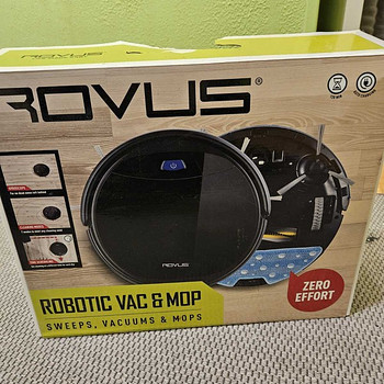 Robot-tolmuimeja Rovus BL500N + laadija + pult + karp