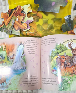 Пазл Бэмби и книга "Loomamuinasjutud" (6 фото из 7)