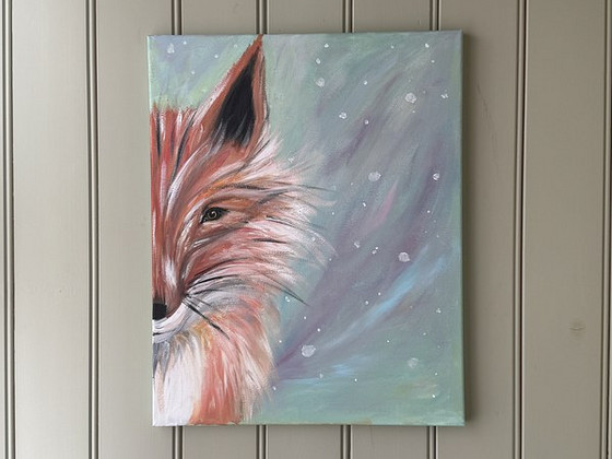 Акриловая картина "Rebane", акрил 50x40см