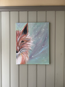 Akrüülmaal "Rebane", akrüül 50x40cm (1 foto / 1)