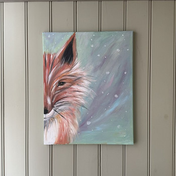 Akrüülmaal "Rebane", akrüül 50x40cm
