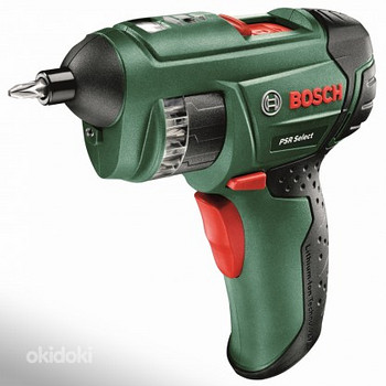 Akukruvikeeraja Bosch PSR Select + laadija + kohver