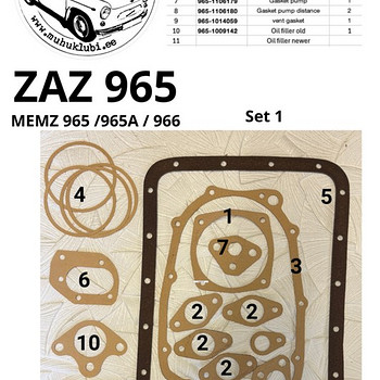 ZAZ 965 966 MEMZ tihendid