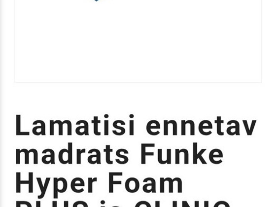 Mатрас от пролежней/ Lamatisi ennetav madrats