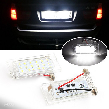 BMW x5 e53 LED лампочки номерного знака