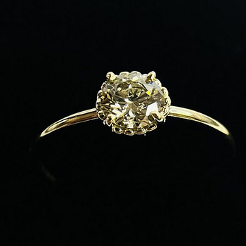 Kuldsõrmus teemandiga 0.70 ct