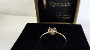 Kuldsõrmus teemandiga 0.70 ct (4 foto / 6)