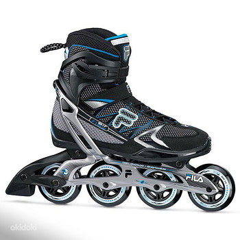 Meeste rulluisud Fila Plume 84 Fitness, Black/Blue - nr.44