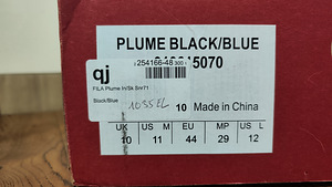 Мужские роликовые коньки Fila Plume 84 Fitness, черный/синий - размер 44 (8 фото из 8)