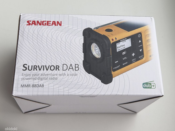 Sangean Survivor Dab MMR-88DAB , Black/Yellow