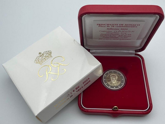 2 Euro Monaco 2023 PROOF münt