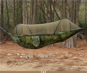 Гамак 260 x 140 см черный красный, (6 фото из 10)