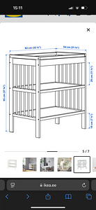 Пеленальный столик GULLIVER (ikea) + пеленальный матрас VÄDRA (ikea) (2 фото из 7)