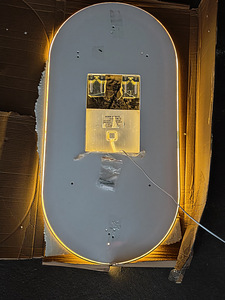 LED PEEGEL VALGUSTUSEGA; 100x50 cm, UDUEEMALDUS (4 foto / 10)