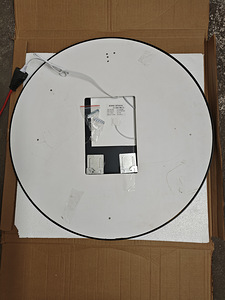 LED PEEGEL VALGUSTUSEGA; 80CM, UDUEEMALDUS ,MUST METALLRAAM (8 foto / 9)