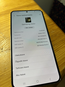 Nutitelefon Samsung Galaxy S23+ 5G, 8+512GB (2 foto / 5)