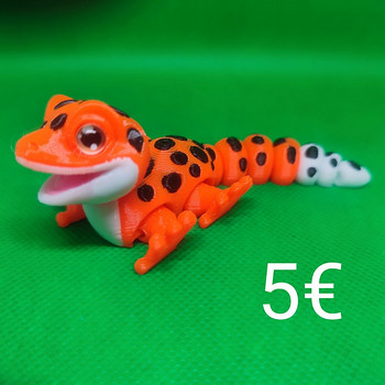 Большой выбор 3D-печатных животных.