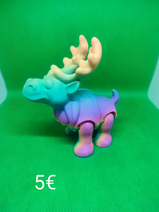Большой выбор 3D-печатных животных. (3 фото из 8)