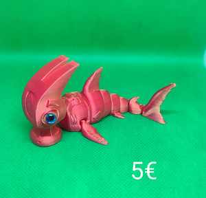 Большой выбор 3D-печатных животных. (4 фото из 8)