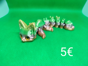 Большой выбор 3D-печатных животных. (8 фото из 8)